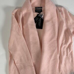 100% PURE CASHMERE, 100% PURE LUXURY, Peach Cardigan, NWT, THE BAY Small